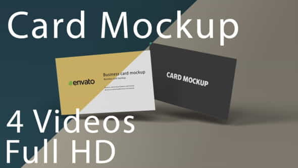 Card Mockup - VideoHive 33114299