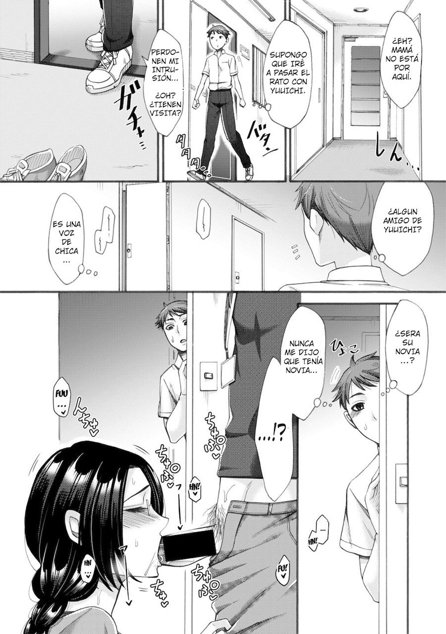 [Tukisiro Saya] Tonari no Kirei na Okaa-san  Mi Vecina Una Hermosa Madre (COMIC Shingeki 2019-08) [Spanish] [Digital]