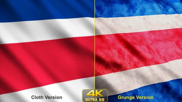 Costa Rica Flags - VideoHive 24631127