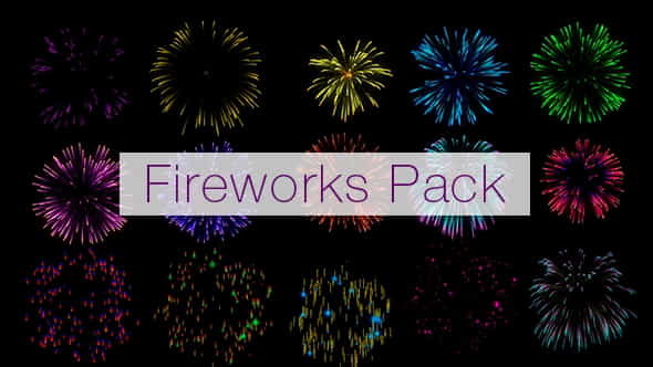 Realistic Fireworks Pack - VideoHive 20397628