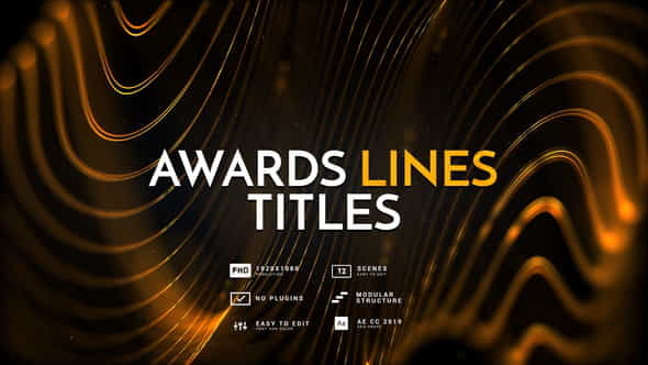 Awards Lines Titles - VideoHive 26786332
