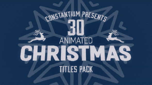 30 Christmas Titles - VideoHive 21087964