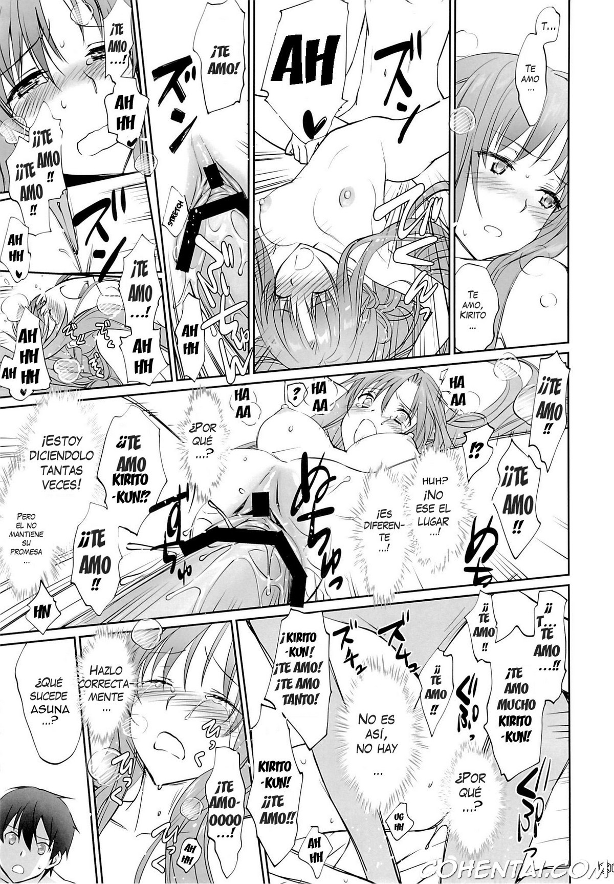 turnover (Sword Art Online) xxx comics manga porno doujin hentai español sexo Asuna Yuuki Kazuto Kirigaya | Kirito Suguha Kirigaya Sword Art Online