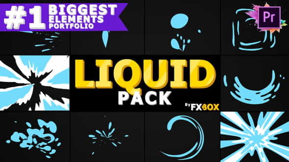 Abstract Liquid Shapes | Premiere - VideoHive 28043541