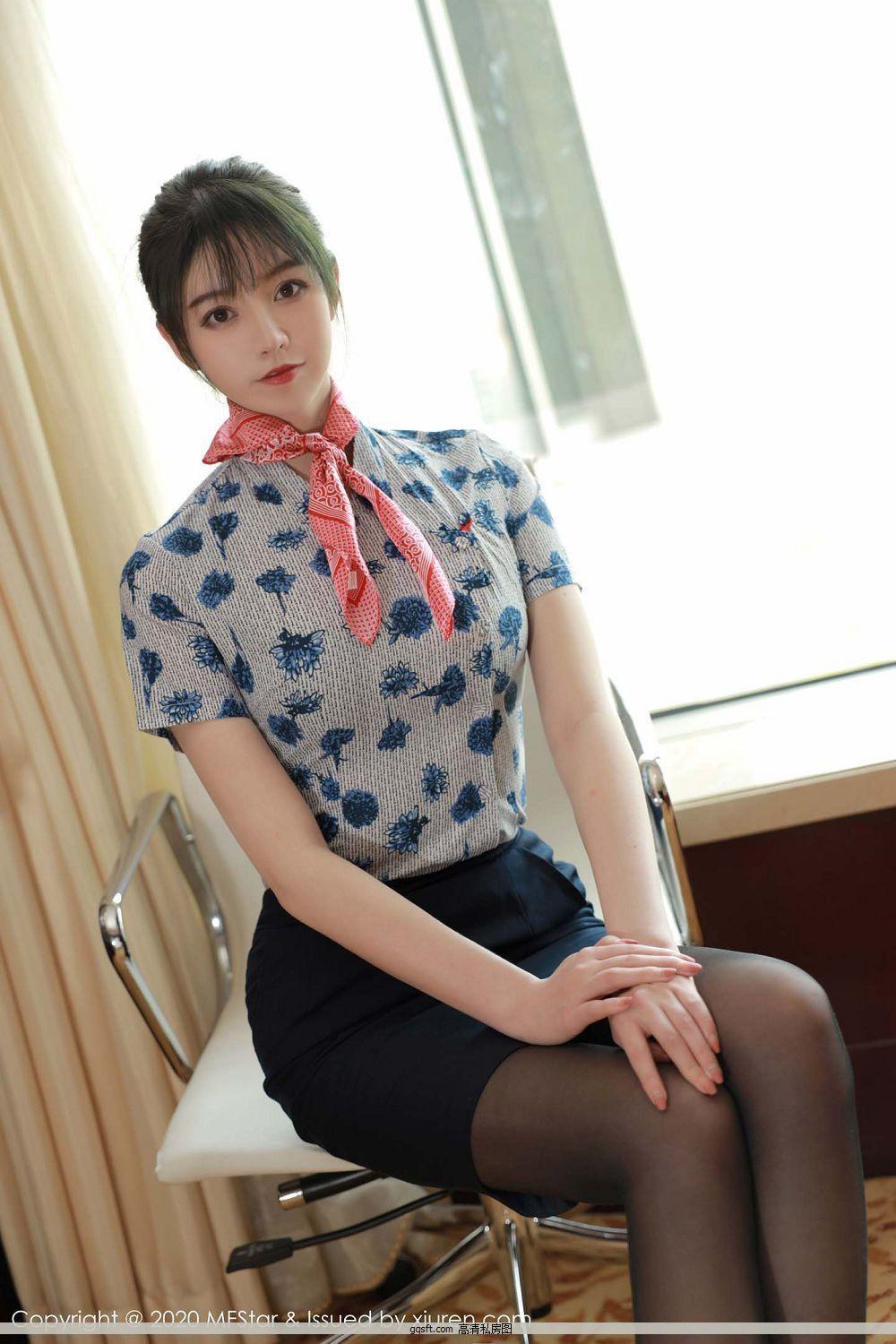 [美女学院MFStar] y20.04.27 VOL.317 yoo优优 空乘制服套图 [47P](7)