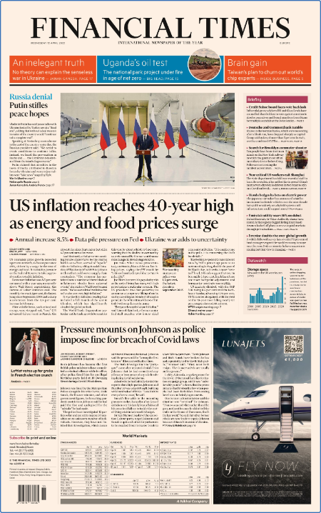 Financial Times Europe - April 13, 2022