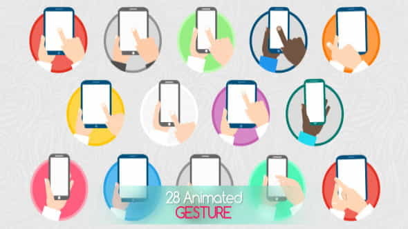 Animated Gesture Icons - VideoHive 8558066