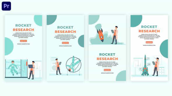Rocket Research Instagram - VideoHive 39405399