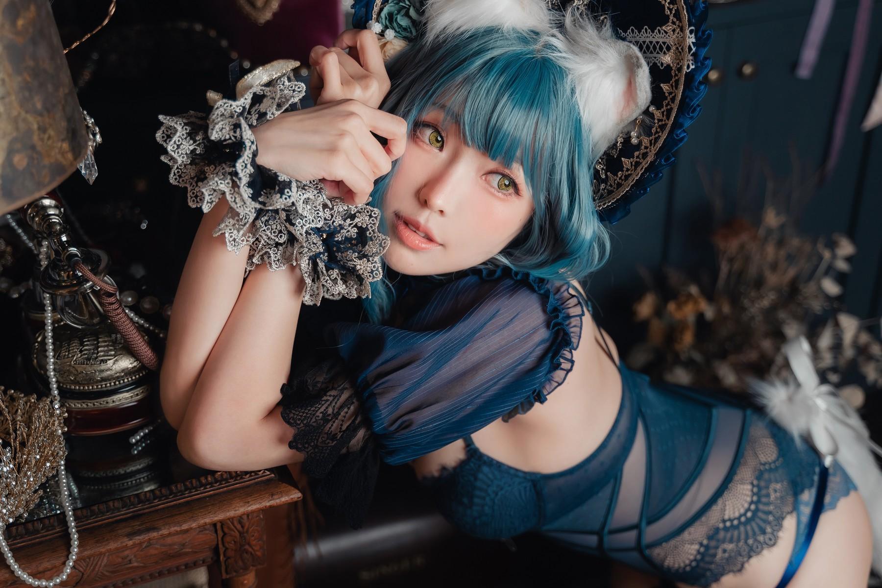 Cosplay ElyEE子 Scottish Fold Cat Doll 摺耳貓少女人形(18)