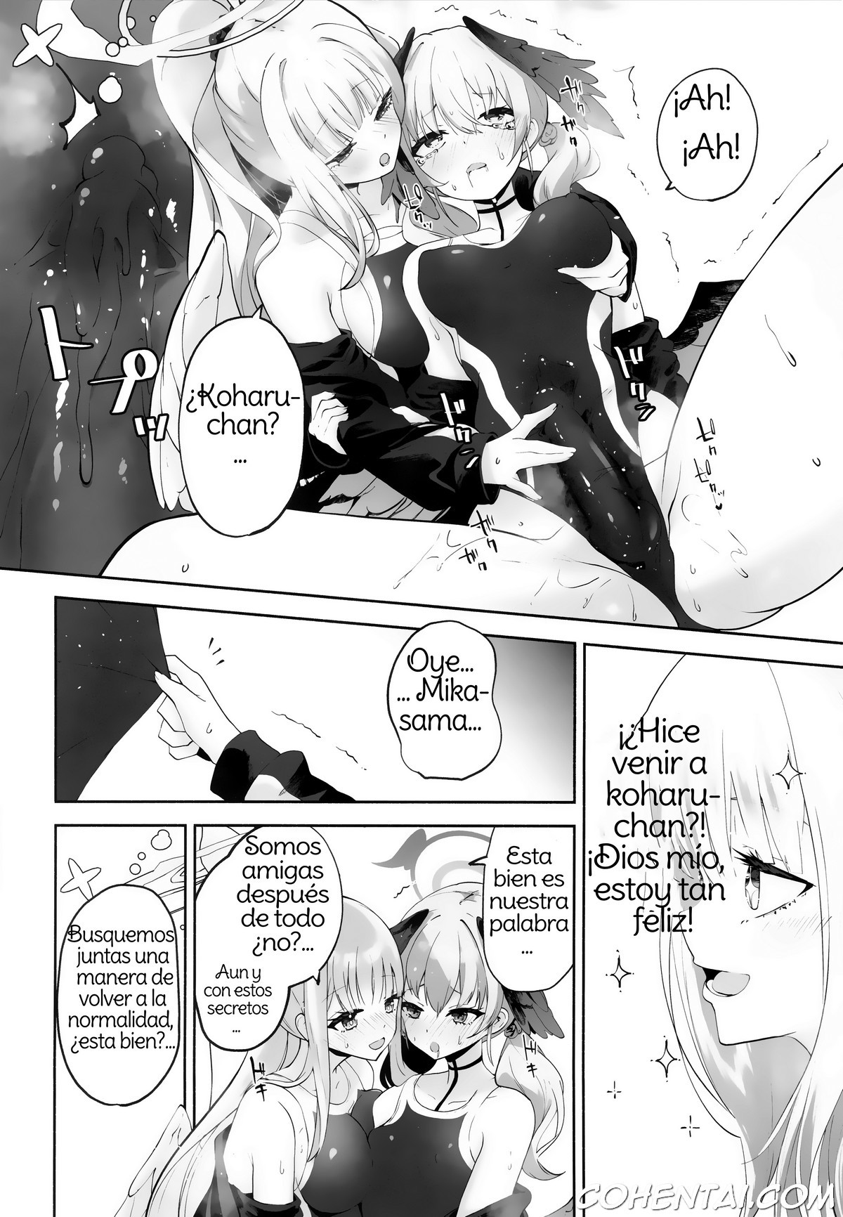 Koharu-chan tte Sounanda (Blue Archive) xxx comics manga porno doujin hentai español sexo 