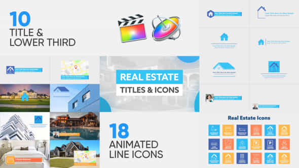 Real Estate Titles - VideoHive 38430733