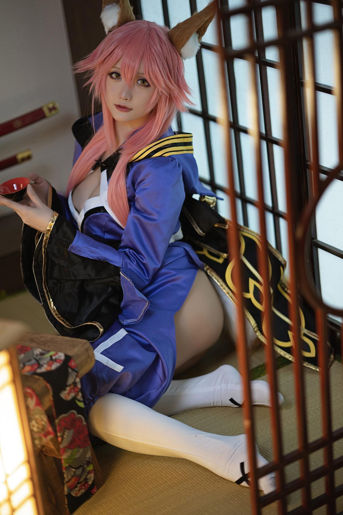 Cosplay 星之迟迟Hoshilily 玉藻前忠犬蓄势待发(8)