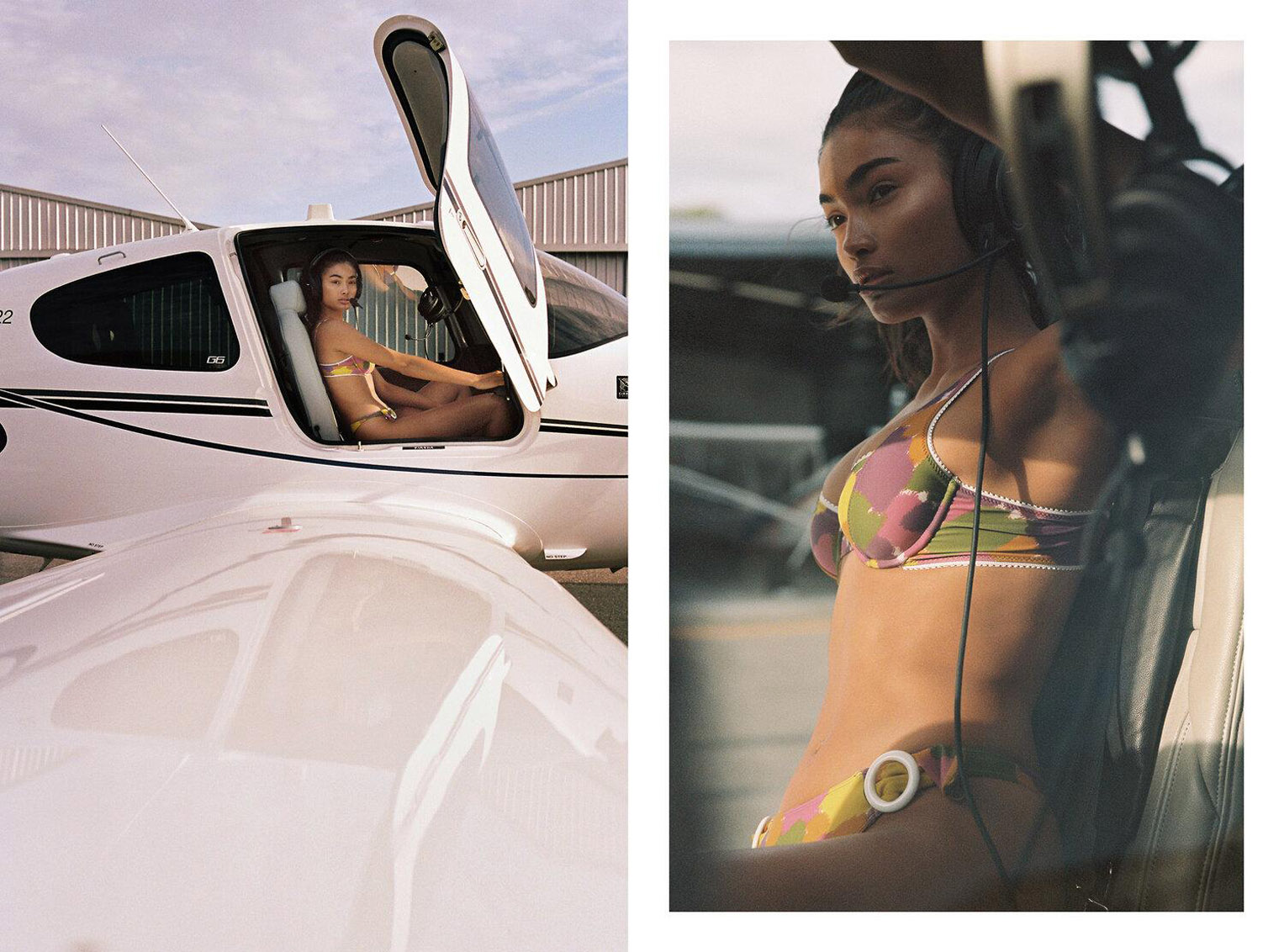 Келли Гейл в купальниках модного бренда Bamba Swimwear, лето 2020 / фото 10