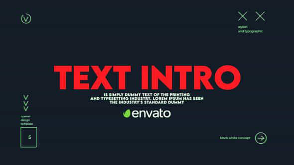 Text Intro - VideoHive 43440237