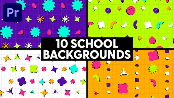 School Backgrounds - VideoHive 47855364