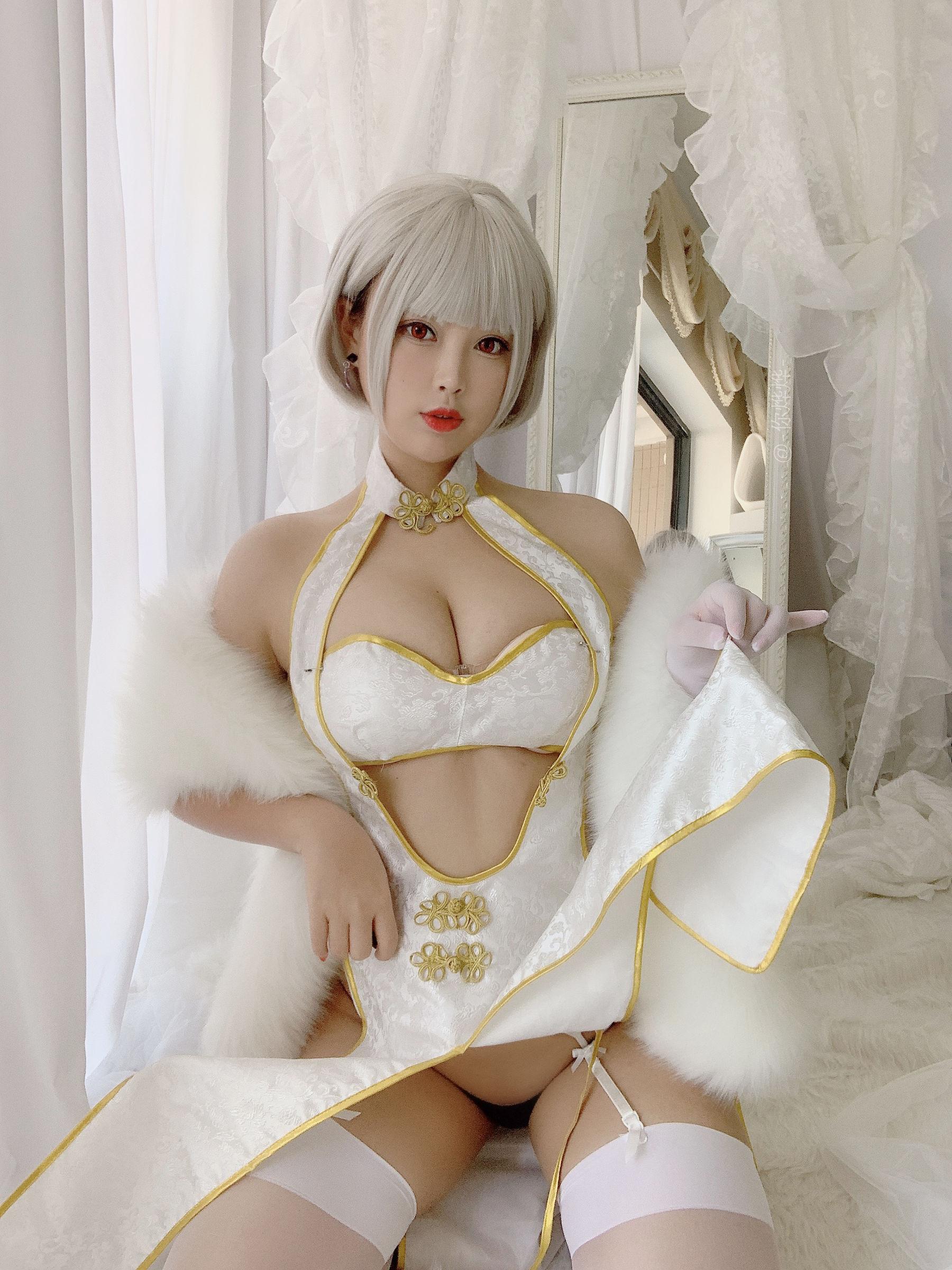 [美女Coser] -白烨- 《白旗袍》 写真集(20)