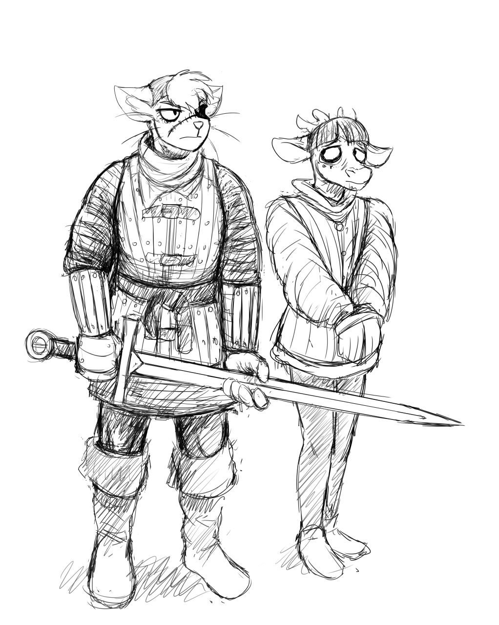 cat knight and deer prince - 15