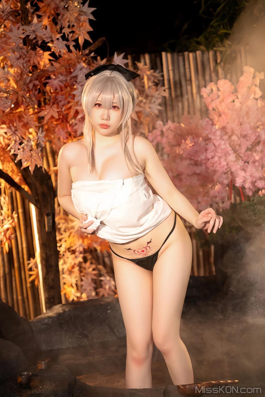 Coser@小瑶幺幺 & 九言 & 喜茶苍苍子: 碧蓝 温泉之旅 (66 photos)(66)