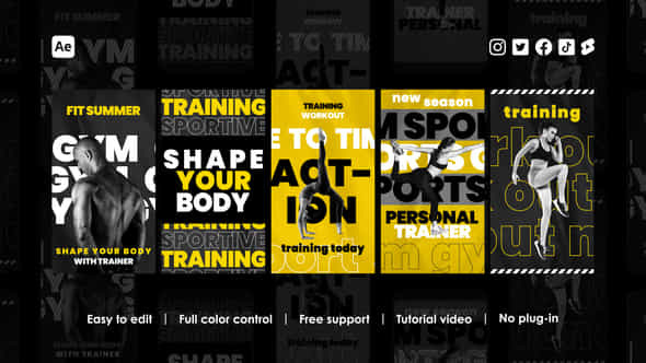 Sport Trainer Instagram - VideoHive 45851820