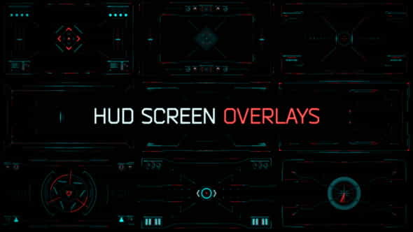 HUD Screen Overlays - VideoHive 23157062