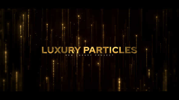 Luxury Particles Opener - VideoHive 53171117