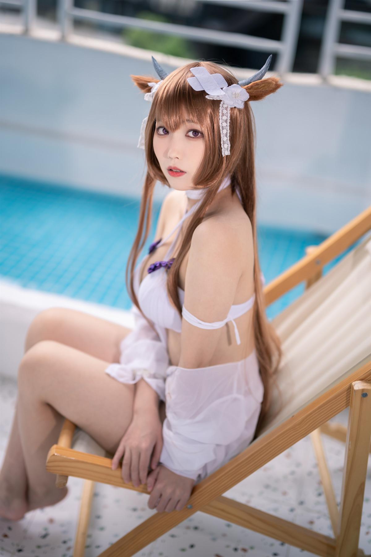 Cosplay 汪知子 樫野泳装(1)