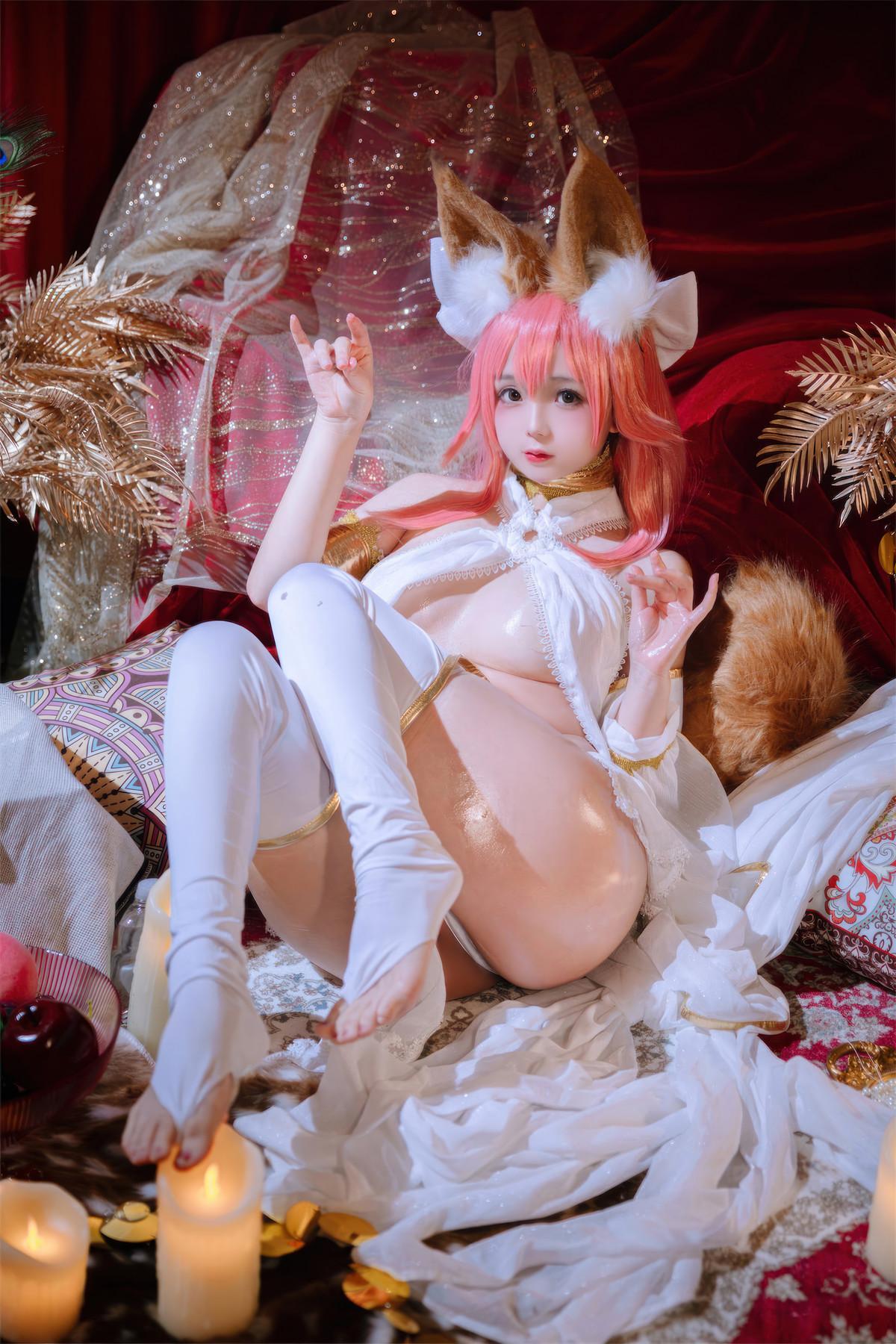 Cosplay Rinaijiao日奈娇 玉藻前舞娘 涂油 Set.02(4)