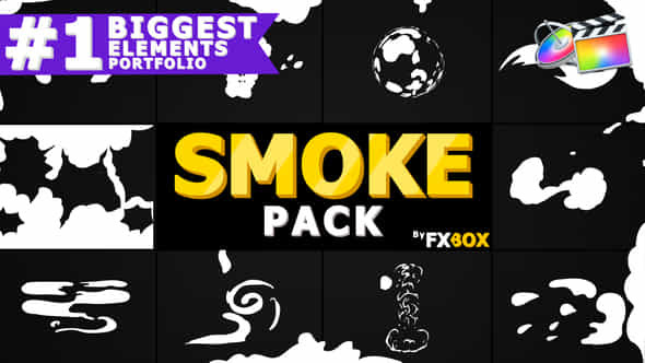 Cartoon SMOKE Elements - VideoHive 23448877