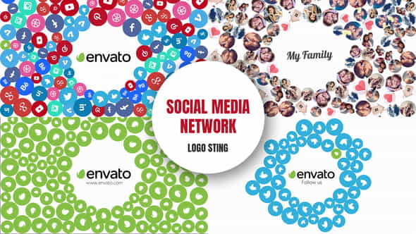 Social Media Network - Logo - VideoHive 11527305