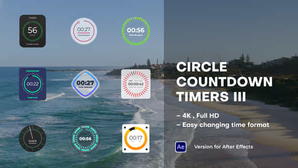 Circle Countdown Timers Iii - VideoHive 42282447