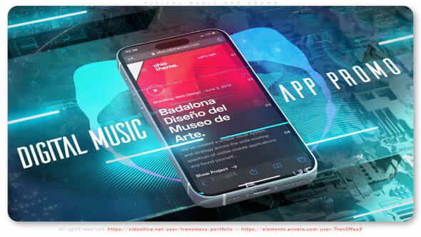 Digital Music App - VideoHive 43193558