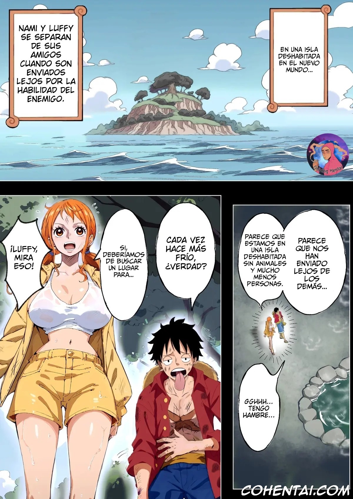 Nami-san Buchigire⁉️Saiin Joutai de Muramura ga Tomaranai!!! (One Piece) xxx comics manga porno doujin hentai español sexo Monkey D. Luffy Nami One Piece