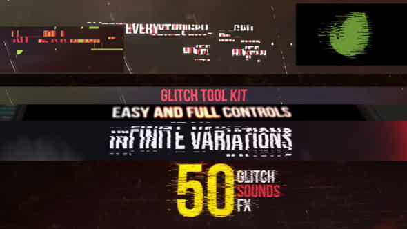 Glitch Tool Kit - VideoHive 13924284