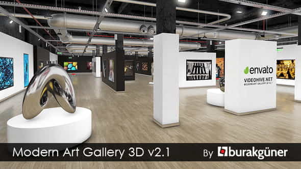 Modern Art Gallery 3D v2.2 - VideoHive 15929195