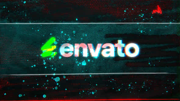 Texture Glitch Reveal Logo - VideoHive 53713157