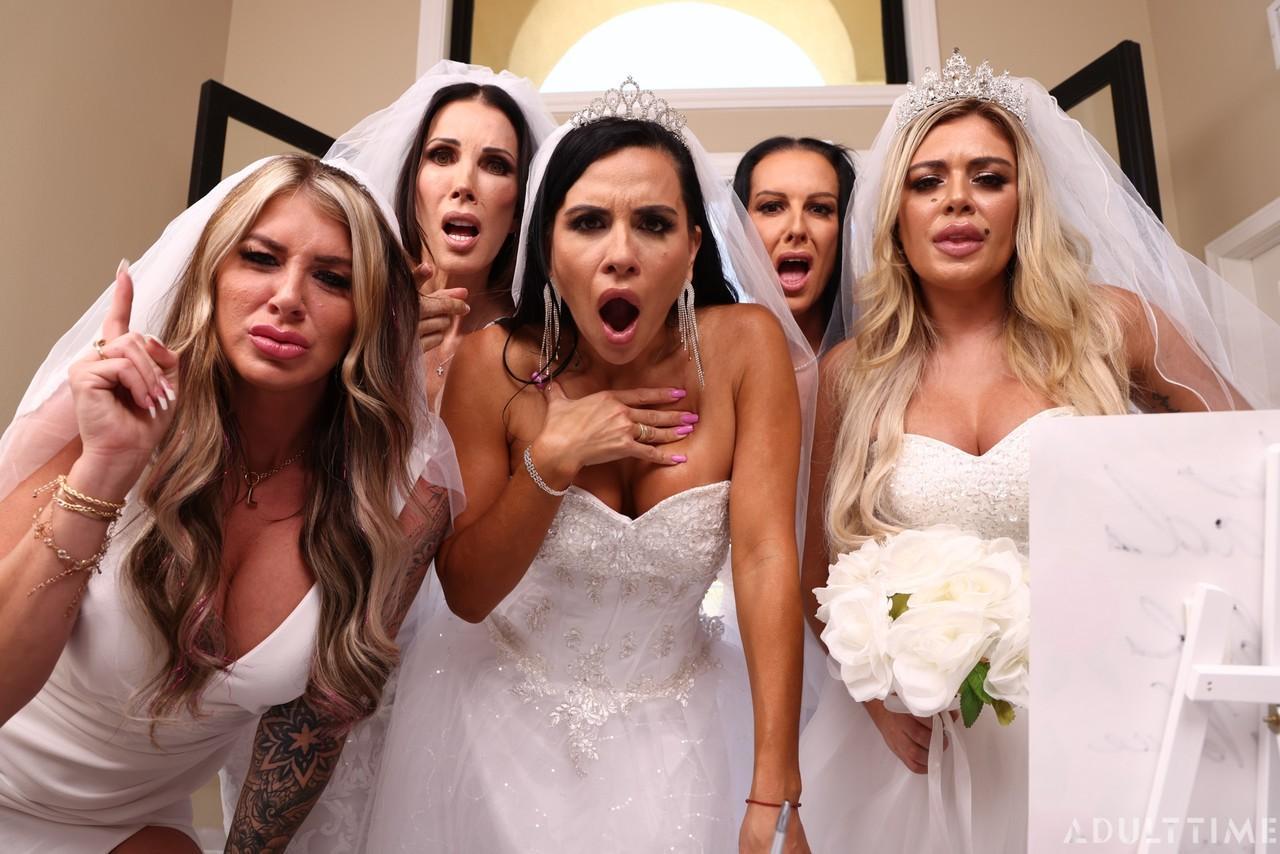 Sexy bride Shay Sights & her co-wives have wild groupsex on their wedding day(9)