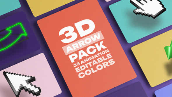 3D Arrow Pack - VideoHive 45423598