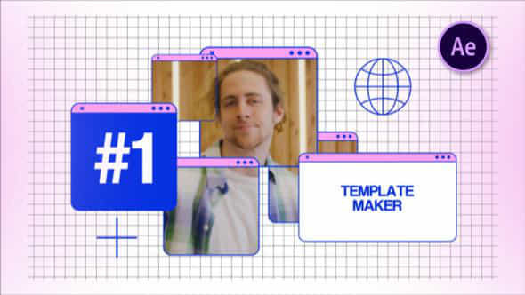 Retro Interface Opener - VideoHive 47741573