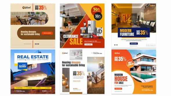 Real Estate Promo Instagram Post - VideoHive 29661700