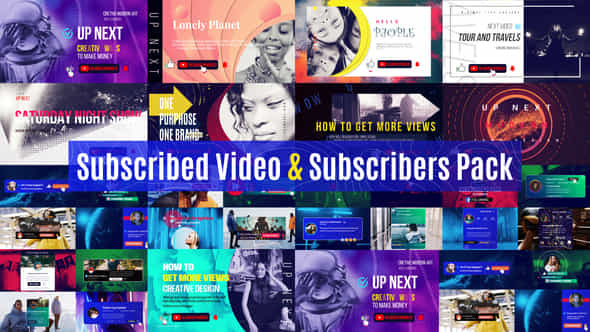 Subscribed Video - VideoHive 38743889