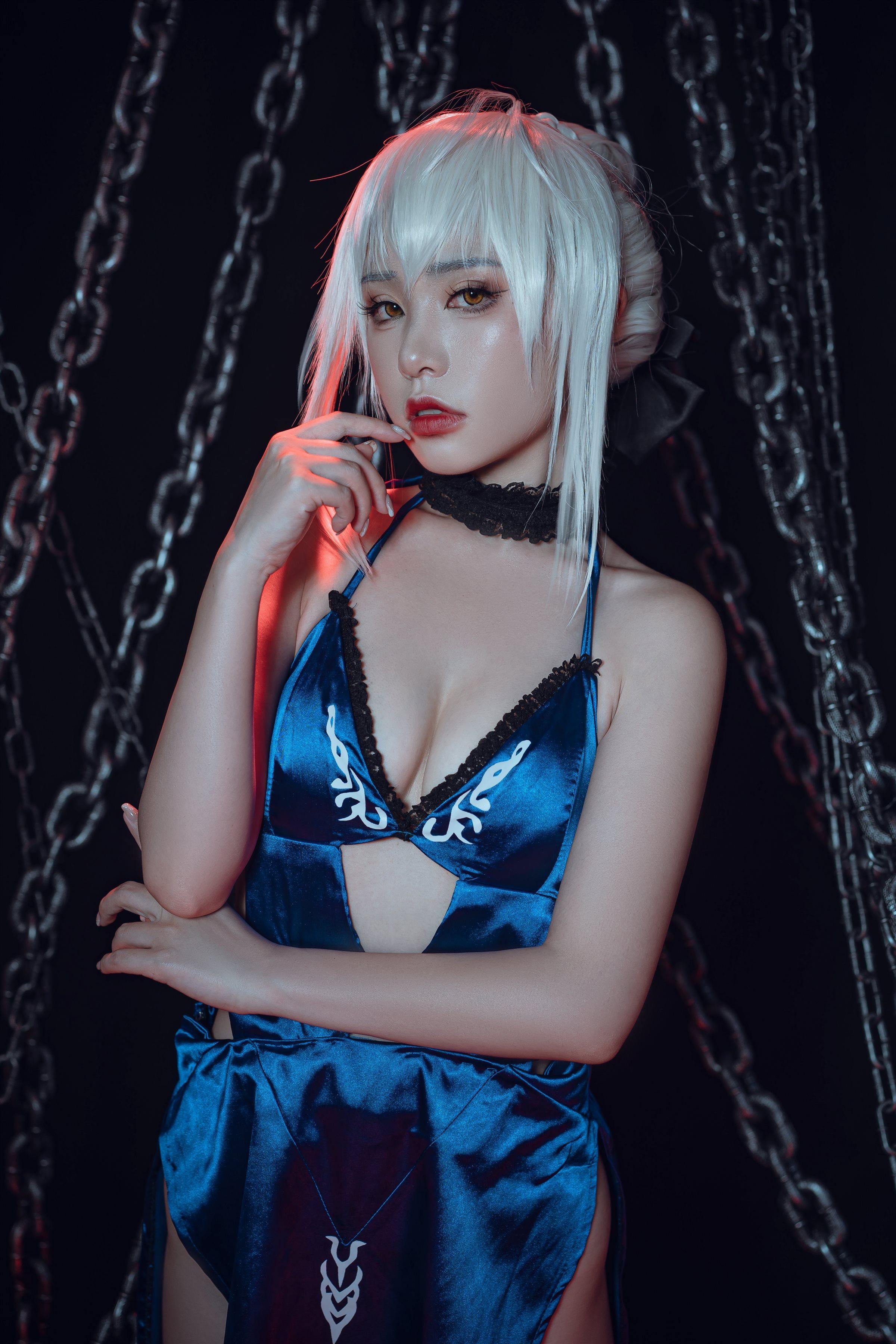 爆机少女喵小吉 Nekokoyoshi - 七月 Fate stay night 黑呆 - Saber Alter(26)