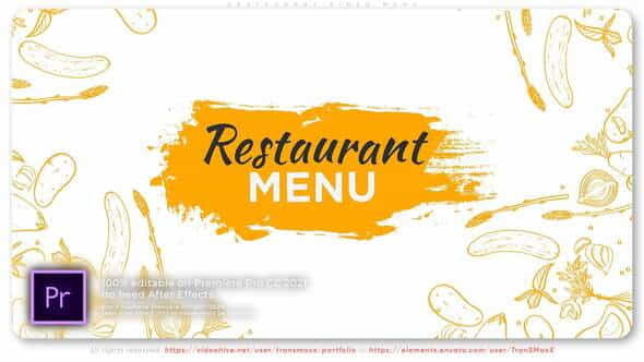 Restaurant Video Menu - VideoHive 31756887
