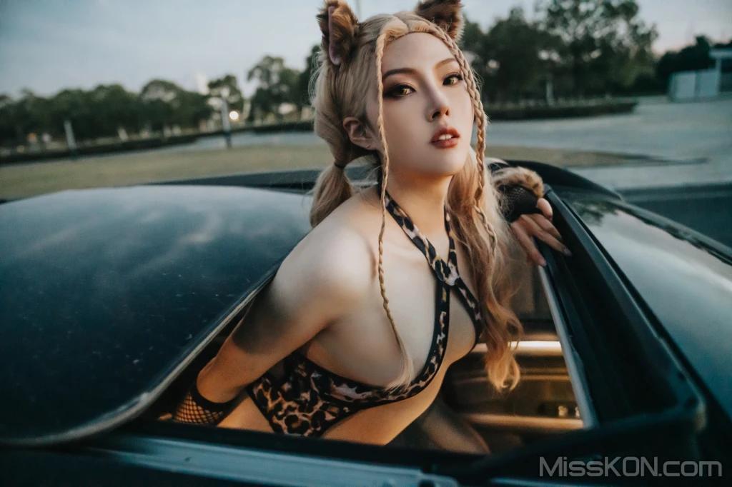 Coser@Natsuko夏夏子: 豹纹X车 (41 photos )(39)