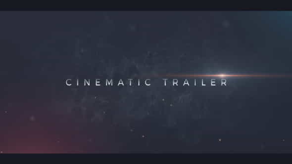 Cinematic Trailer - VideoHive 20773161