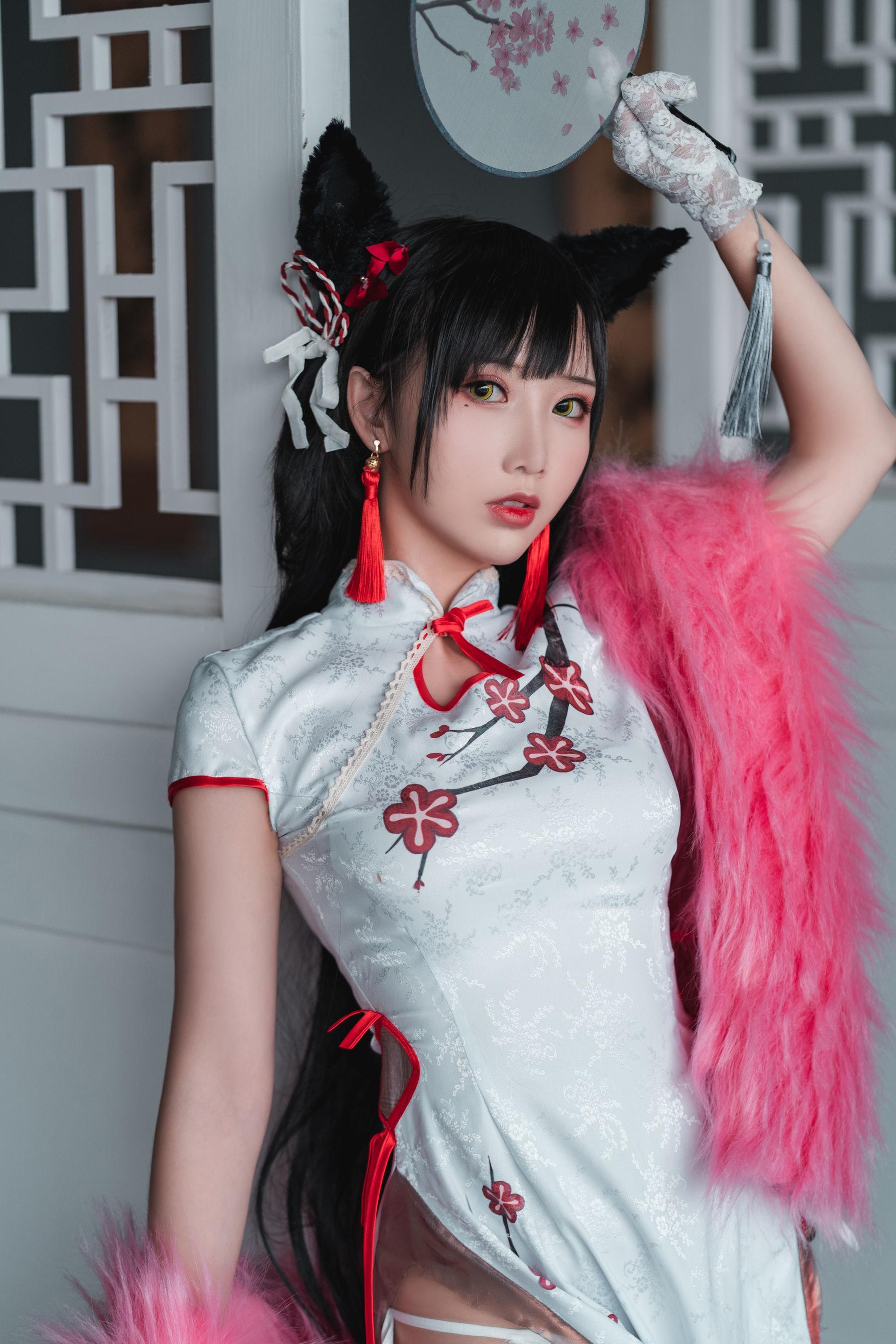 [网红COSER] Coser面饼仙儿 – 旗袍爱宕 写真集(17)