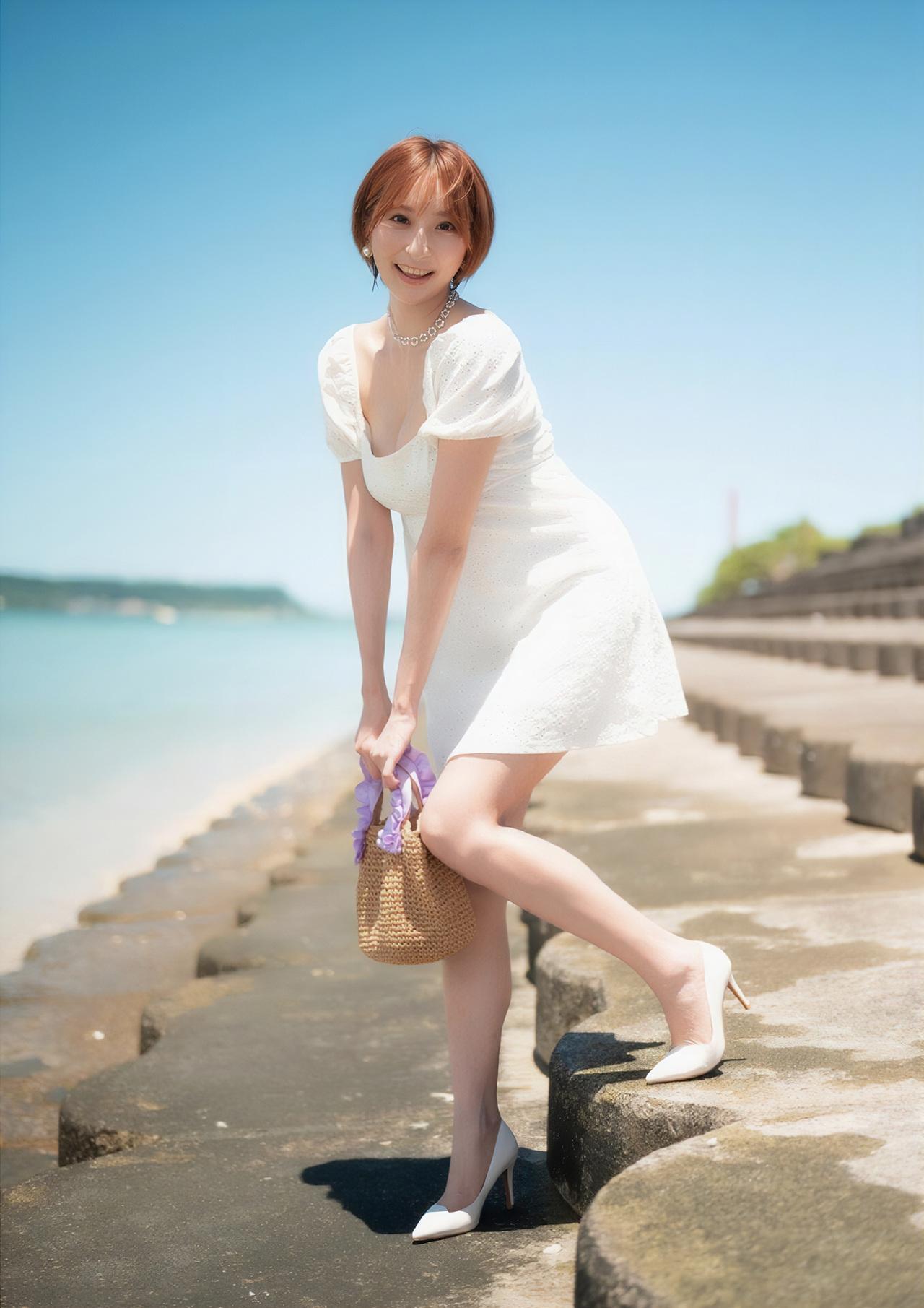 Saki Ogata 緒方咲, 写真集 ‘咲ちぃの長い夏休み Saki’s Long Vacation’ Set.04(5)