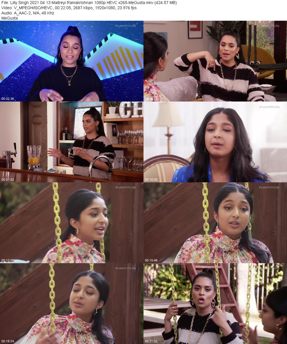 Lilly Singh 2021 04 13 Maitreyi Ramakrishnan 1080p HEVC x265