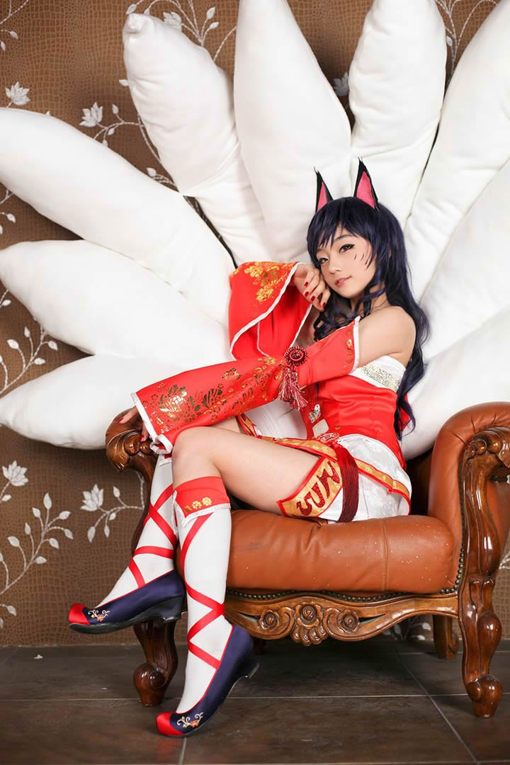 Internet celebrity beauty cosplay spiral cat PS no holy light set photo photo 7