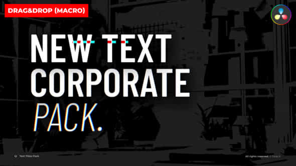 Text Titles Pack Dr - VideoHive 53746363