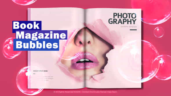 Book. Magazine. Bubbles - VideoHive 36891441
